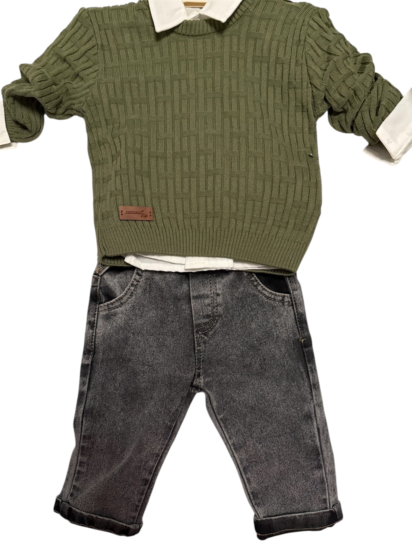 Baby Boy Khaki Set