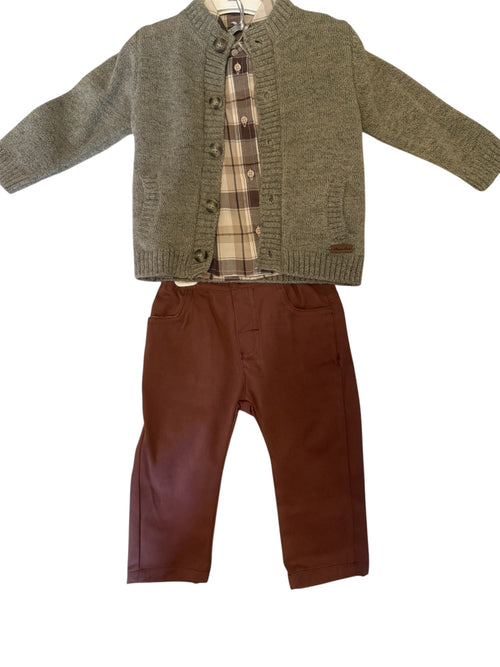 Beige and Rust set- boys